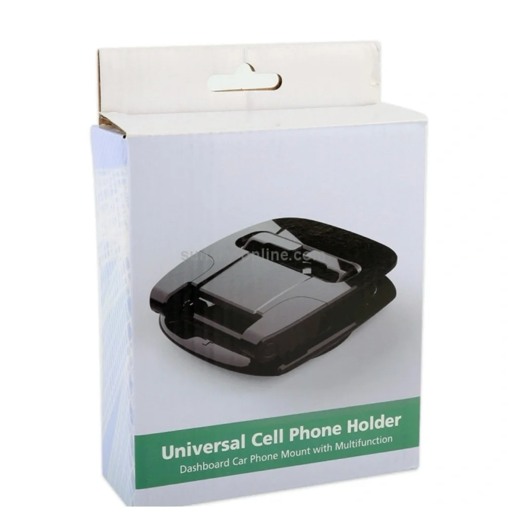 Sleek Black Dashboard Cell Phone Holder